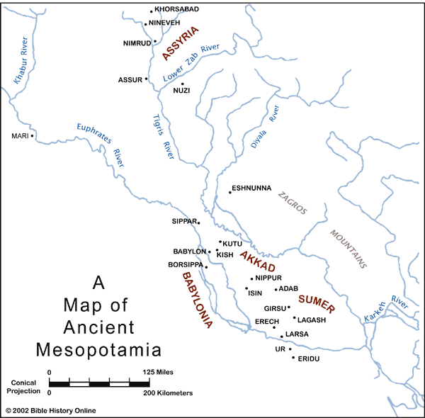 Ancient mesopotamia cities